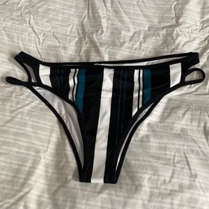High thigh cut bikini bottoms